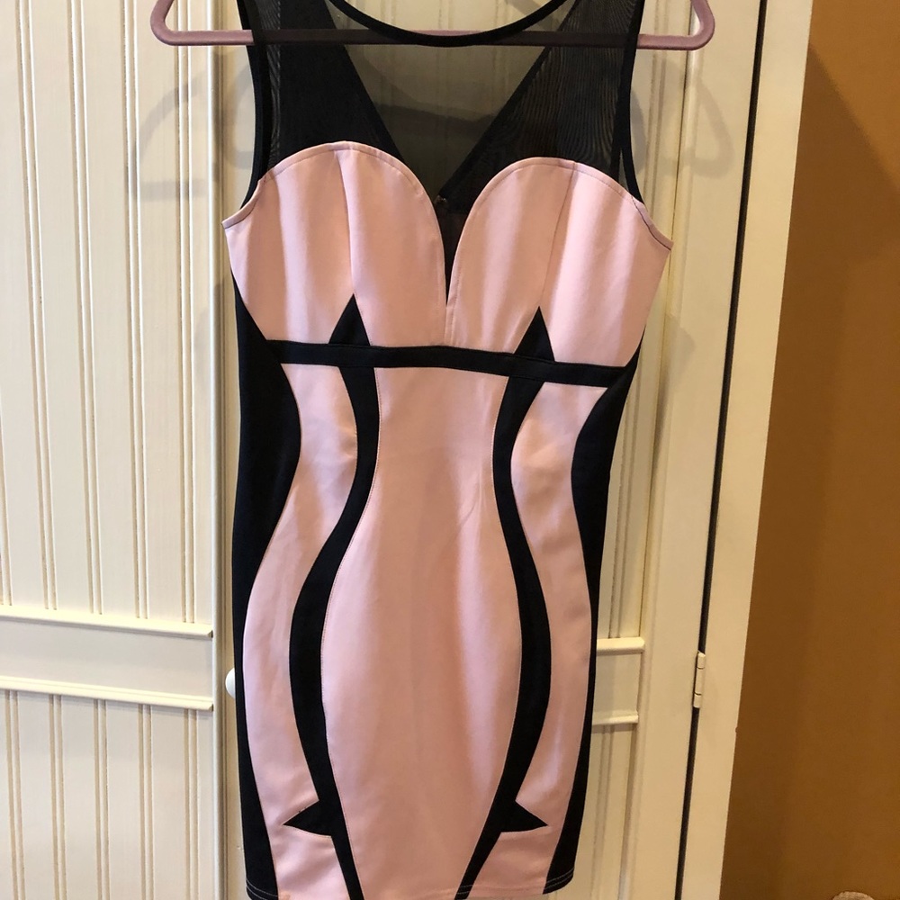 Pink and black dress. Never worn.